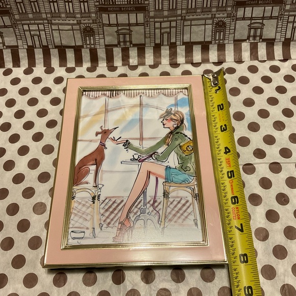 Henri Bendel Girl with Her Whippet Framed Print - Picture 5 of 6